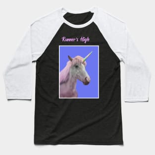 Runner's High Unicorn Baseball T-Shirt